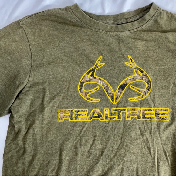 Realtree by Antler Creek Camo Antler Logo Short Sleeve  Tee - Picture 3 of 4